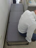 顶乐 折叠单人躺椅午休床办公室午睡床家用神器便携行军床简易床陪护 防凹静音床-63宽灰色+毛毯 实拍图