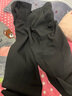 佐优品坠感小西裤男夏季休闲九分裤阔腿直筒长裤子宽松百搭潮牌西装裤 黑色九分 30 建议110-120斤内 实拍图