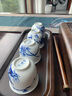 末都景德镇陶瓷兰花品茗杯手绘青花瓷功夫茶杯茶具白瓷茶盏小单杯 荷花【60ML】 实拍图