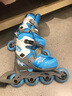 m-cro迈古轮滑鞋溜冰滑冰儿童男女套装休闲初学中小学轮滑课必备906max 906max 蓝色加厚护具套装 XS （约25-28码）脚长约14-17cm 实拍图
