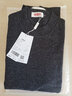恒源祥100%羊毛衫秋冬季新款男士长袖纯色毛衣男装中年爸爸套头针织衫 15001006黑灰 3XL 190 实拍图