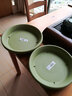 爱丽思花盆托盘 加厚花卉盆栽底座底托花托花盘接水盘彩色圆形塑料 9号浅绿色-内径20cm 实拍图