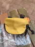 牧瑾 斜挎包男女潮牌迷你单肩小包包小众个性百搭休闲手机包钥匙耳机零钱包时尚挂包 黄色 实拍图