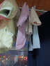 南极人儿童罩衣防水围裙秋冬季男女孩宝宝吃饭罩衣防脏灯芯绒婴儿反穿衣 粉色小兔子 100（建议2-4岁） 实拍图