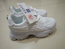 回力官方女鞋老爹鞋女春夏透气运动鞋女厚底增高小白鞋休闲鞋子女学生 雪花白【小高级】 38 实拍图