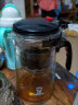 禾艾苏（heisou）飘逸杯玻璃茶壶耐高温茶水分离泡茶器功夫茶具套装按压式泡茶壶 750ml茶壶 实拍图
