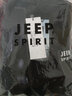 JEEP SPIRIT吉普卫衣套装男秋冬季开衫休闲运动装加绒休闲裤卫裤立领跑步服 黑色束脚加绒款 5XL （180-200斤） 实拍图