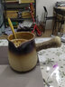 豪祥（HAOXIANG）侧把壶陶瓷奶茶罐罐冬天围炉煮茶具家用庭院木炭烧烤明火冲泡茶器 07罐罐茶壶-带过滤 550ml 实拍图