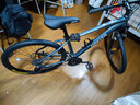 永久山地自行车26英寸21速碟刹款减震前叉男女式成人学生城市越野单车 21速24英寸钢架线碟 灰色 实拍图
