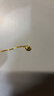 中国黄金（CHINA GOLD）黄金吊坠女相思豆吊坠足金小金豆吊坠转运珠送老婆女友生日礼物 足金相思豆+品牌礼盒+代写贺卡 实拍图