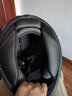 AVA王朝摩托车头盔复古四季男女全盔国潮玻璃钢机车碳纤维巡航冬季 黑翅金-透明镜片【拍1发5】 中-M码【适合头围56-57cm】 实拍图