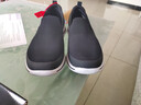 斯凯奇（Skechers）斯凯奇轻便一脚套懒人鞋编织网布透气休闲鞋健步鞋男 55500/BLK 40 实拍图
