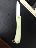 陶瓷刀刀具水果刀3寸折叠削皮刀便携陶瓷刀 绿色陶瓷水果刀 实拍图
