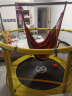 迪步（DIBU）蹦蹦床儿童家用蹦床室内成人运动健身弹跳床 1.4米 直径带单杠吊床/黄外罩 实拍图