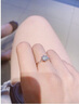 芯奢一克拉戒指女士戒指女一对结婚求婚情侣对戒男婚戒情侣戒指礼物 情侣一对 实拍图