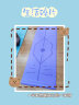 yottoy 天然橡胶5mm瑜伽垫防滑女男初学者加厚加宽加长瑜珈垫健身垫女士 紫晶色（体位线款） 实拍图