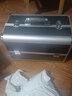 纳诗莲专业化妆箱手提便携大号多层收纳箱美甲纹绣工具箱包家用大容量 超大号黑色 40*26*28cm 实拍图