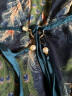 皮尔卡丹（pierre cardin）中年妈妈夏装高贵气质新款连衣裙40岁50时尚大码裙子中老年女碎花 蓝色 3XL (推荐115-130斤) 晒单实拍图