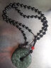 印象眸【可私人定制】和田玉挂绳项链圆珠编绳吊坠配绳 青玉圆珠 实拍图