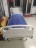 乐驰老人护理床家用单双手摇病床瘫痪病人翻身床升降老年人医用病床 套餐4：ABS单摇床+6cm床垫+加强型护栏+餐桌 实拍图