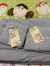 MUJI 水洗棉 被套 灰色×灰色条纹 双人用 200×230cm用 晒单实拍图