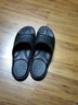 宝人（boree）拖鞋男外穿新款浴室防滑防臭一字拖石墨烯抗菌情侣室内家居凉拖鞋 黑色 43-44 男款 实拍图