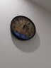 摩门（Momen）挂钟14英寸欧式客厅时钟挂表复古石英钟地中海钟表HB0074 金属黑 实拍图