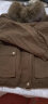 加绒加厚牛仔派克服短外套女2023冬季新款时尚洋气减龄大毛领棉袄 咖色 M建议80-105斤 晒单实拍图