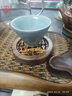 象运福 天青汝窑开片品茗杯陶瓷杯子功夫茶具茶杯茶道品杯个人杯 盖置闻香杯（汝窑） 实拍图