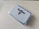 旗牌（Shachihata）Artline 办公财务会计速干快干水性印泥橡胶章通用印台 40*63mm 小号 蓝色 EHJ-1 实拍图