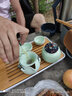 林盛 陶瓷旅行茶具简约家用功夫泡茶壶茶杯便携式旅游包车载竹茶盘 实拍图
