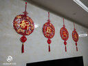 赫牧 乔迁装饰挂件 乔迁之喜新居布置挂饰中式立体烫金新房套装室内客厅喜庆装饰品搬家进宅入宅仪式用品 新居满福-乔迁流苏挂饰 实拍图