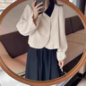 妍莉芬（yanlifen）2023年秋装新款女装一整套连衣裙套装女春秋季韩剧两件装长裙子 上衣+裙子 40/45kg/S 实拍图