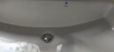 科勒（KOHLER） 台盆方形台下盆面盆拉蒂纳浴室卫生间洗手盆陶瓷洗脸盆 76509面盆+7119下水器送下水管 实拍图