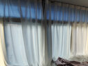伊帘坊窗帘纱帘透光不透人白纱薄窗纱隔断客厅半遮光窗纱白色沙飘窗阳台纱 白色 宽2.5*高2.7挂钩一片【可改短】 实拍图