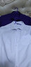 佐马仕 长袖衬衫男士衬衣男白色商务修身免烫职业正装工装大码男装春秋 斜纹紫罗兰 A8808 2XL 41 实拍图