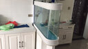 喜灏子弹头鱼缸水族箱客厅家用中型大型1.2米屏风隔断免换水鞋柜鱼缸 包到家安装 1.2米长实木夹板柜一套-顶滤 实拍图
