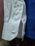 真维斯（Jeanswest）春夏季正装白色短袖衬衫男外套商务休闲棉质百搭西装纯色修身衬衣 白色 L【39码】 实拍图