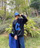 DESCENTE迪桑特 TRAINING运动训练 男女同款棒球帽运动帽 蓝色-BU F 实拍图