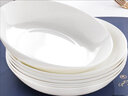 晟普纯白骨瓷盘子碗套装菜盘家用陶瓷碟子网红6寸7寸8寸深盘餐盘餐具 9英寸菜盘4个 实拍图