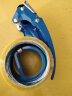 天章办公(TANGO)胶带切割器金属封箱器打包器胶带底座不锈钢刀口适用胶带宽度48mm/蓝色单个装 实拍图