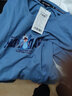 真维斯（Jeanswest）短袖t恤男ins潮牌2025春夏季男女宽松oversize半袖衣服美式高街男 雾霾蓝 纯色 XL 实拍图