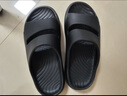 李宁反伍SLIDE OG拖鞋男鞋2025夏季篮球潮流透气柔软凉鞋ABTV007 黑巧褐-2 43.5 (275mm) 实拍图