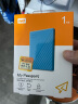 西部数据(WD) 1TB 移动硬盘 USB3.0 My Passport随行版 2.5英寸 蓝色 机械硬盘 便携存储 自动备份 兼容Mac 实拍图