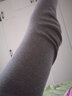 恒源祥秋裤女士薄款纯棉紧身打底线裤全棉中高腰保暖裤中老年人妈妈打底 两条女士秋裤（浅灰+玉色） XL (175) 实拍图