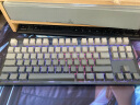 腹灵MK870 蓝牙/2.4G/有线三模客制化机械键盘侧刻键盘全键热插拔DIY定制键盘RGB灯光黑莓/紫气东来 三模无线-黑曜石套件-墨影侧刻键帽 BOX白轴 实拍图