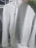 布先生 春秋季加绒加厚卫衣男 时尚休闲男士连帽衫上衣男装 BT3673 浅花灰 2XL (185) 实拍图