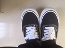 回力 Warrior 帆布男女情侣款 低帮百搭春秋季跑步鞋 潮流学生系带休闲鞋 WXY999 黑色 37 实拍图