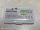 V-CAMP18650锂电池 3.7v可充电电池 4.2V大容量强光手电筒头灯电池 平头【8800电池2节+充电器】 实拍图