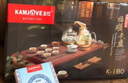 金灶（KAMJOVE）新中式实木茶盘套装茶具托盘全自动上水茶台拱桥式实木茶海 K-180 搭配K9 陶瓷茶具 茶水桶 1件 实拍图